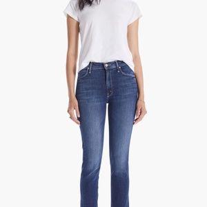 MOTHER Mid Rise Dazzler Ankle Jeans in On The Edge - SIZE 26